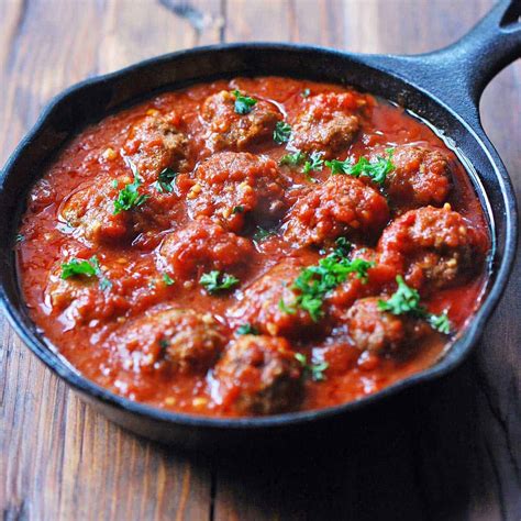 Baked Meatballs Recipe (No Breadcrumbs) - Healthy Recipes Blog
