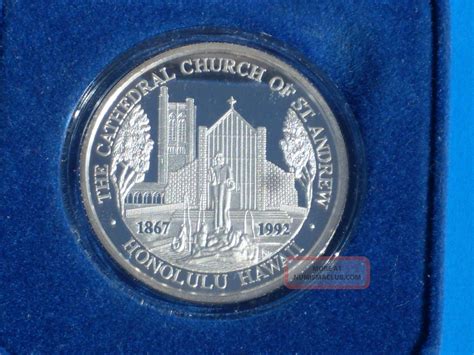 1992 King Kamehameha Iv Queen Emma. 999 Silver Celebrating A Royal ...