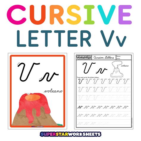 Lowercase V In Cursive