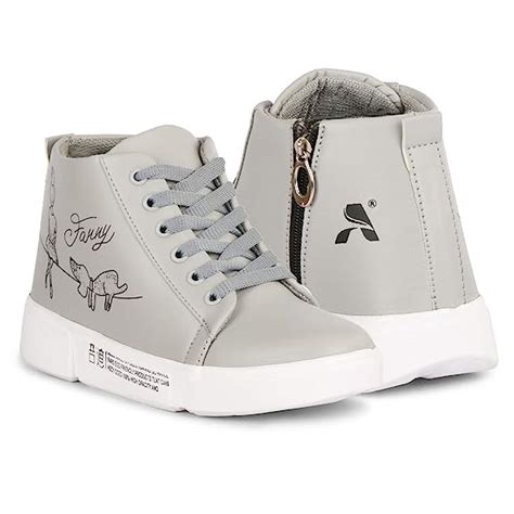 Carrito Women Casual Boots and Sneakers Shoes (Grey, numeric_3 ...