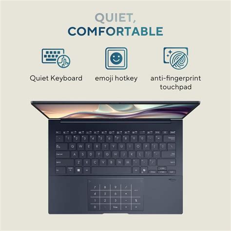 9823377787 -ASUS Zenbook 14, 14" 3K (2880 x 1800) OLED, Touch Screen ...