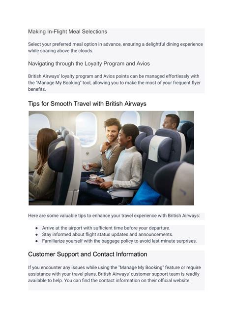PPT - A Comprehensive Guide to British Airways' Manage My Flight ...