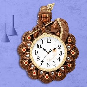 Attractionz Analog 43 cm X 33 cm Wall Clock Price in India - Buy ...