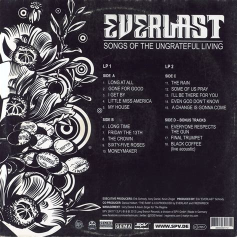 Everlast Songs Of The Ungrateful Living German 2-LP vinyl set ...