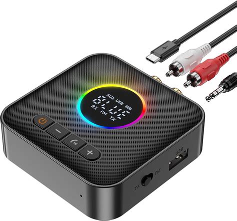 Amazon.com: MOREGAX M10 RGB Upgraded Bluetooth 5.4 Audio Receiver ...