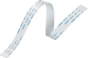 SLVC 8 Pin Flat Ribbon Cable 1mm Pitch 100mm Length A-TYPE 3D Printer ...