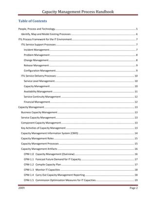 Capacity Management Process Complexity Matrix 的图像结果