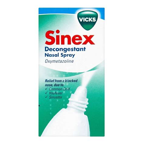 Vicks Sinex Decongestant Nasal Spray 15ml | withaid