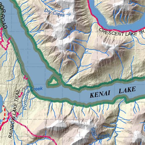 Northern Kenai Peninsula, Alaska map by BarnwellGeospatial - Avenza ...