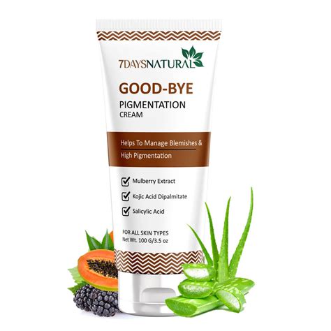 7Days Natural Pigmentation Cream for Acne Scar Removal Pigmentation, D