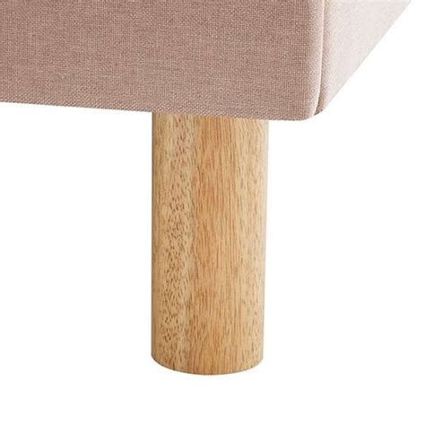 Leonard Bed Without Storage | King | Pink Fabric – Heera Moti