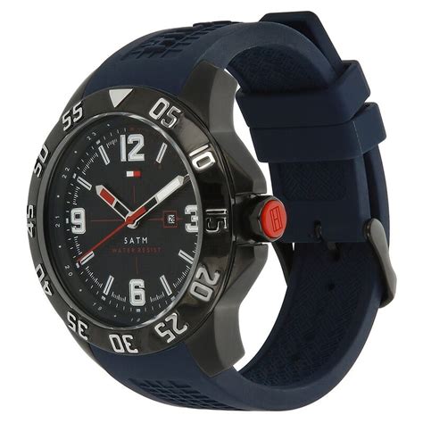 Buy Online Tommy Hilfiger Quartz Analog with Day and Date Blue Dial ...