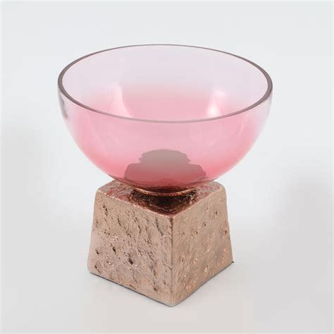 Buy Splendid Terra Roza Glass Bowl from Home Centre at just INR 1699.0