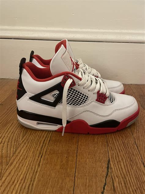 Fire red 4s in hand from Yang : r/Repsneakers