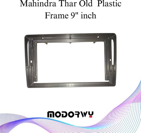 Modorwy 9" inch Mahindra Old Thar ABS Plastic Frame with Socket Media ...