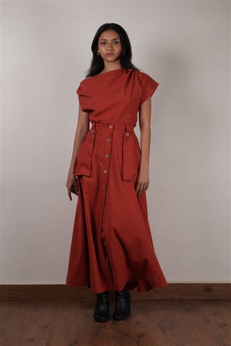 Buy Handwoven Pure Cotton Co-Ord Set by MATI-Sustainable & Ethical ...