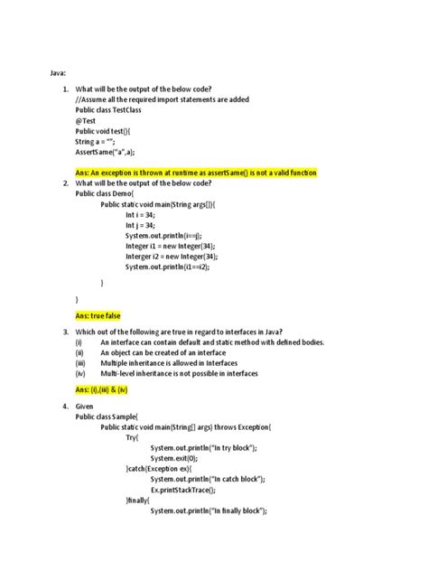 Image result for Java Code Practice Exercises PDF Free Download