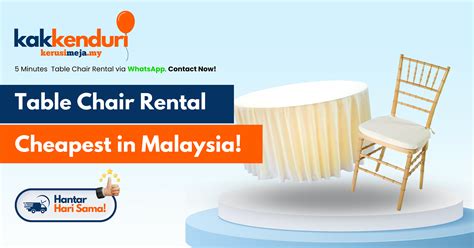 Rent Table Chairs & Cheap Catering Items | Banquet Table & Chair Rental