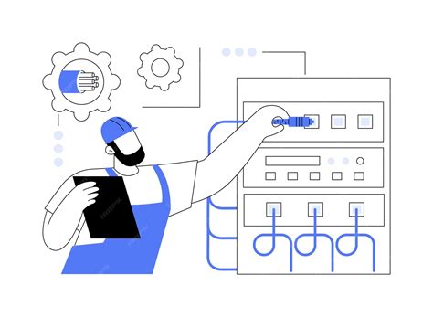 Fibreoptic communication systems abstract concept vector illustration ...