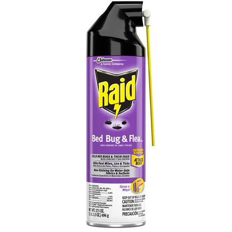 Raid Bed Bug & Flea Killer, 17.5 oz - Walmart.com - Walmart.com