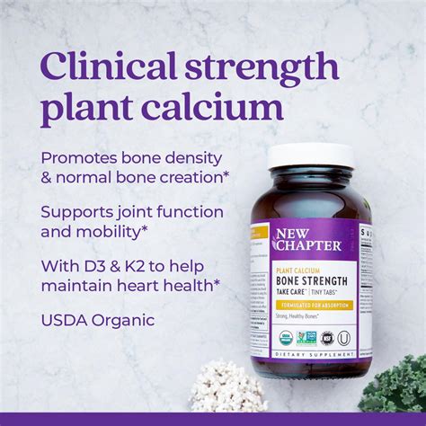 Mua New Chapter Calcium Supplement - Bone Strength Tiny Tabs Organic ...