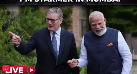 LIVE | PM Modi meets UK PM Keir Starmer in Mumbai to strengthen India ...