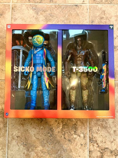 Travis Scott Cactus Jack Fortnite 12'' Action Figure Set Travis Scott ...