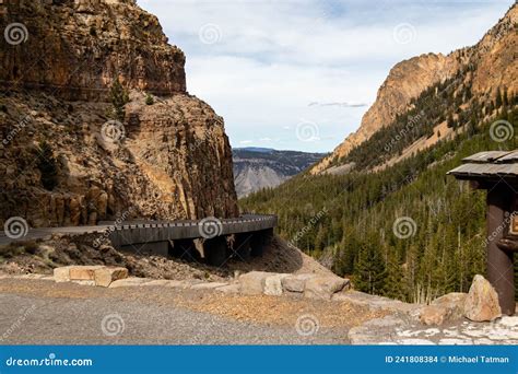Bridge on the Grand Loop Road Running through Golden Gate Canyon in ...
