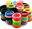 Buy Elina Hair Rubber Bands For Girls-Womens Set of 2 Pack of 30 (60 ...