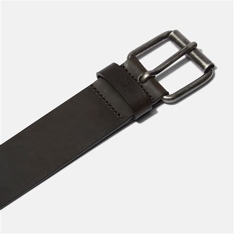40mm Leather Belt for Men in Dark Brown