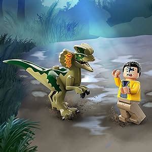 LEGO Jurassic Park Dilophosaurus Ambush 76958 Building Toy Set; Fun ...