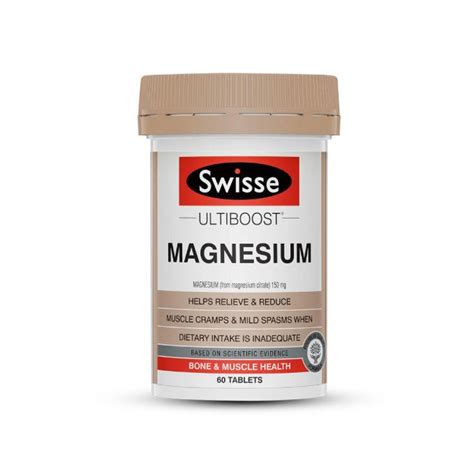 Buy Swisse Magnesium Tablets For Immunity - 60 Tablets Online at Best ...