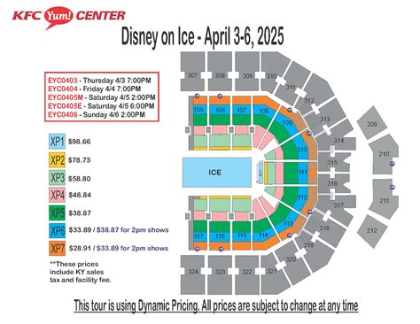 Disney On Ice Presents Magic In The Stars | KFC Yum! Center - capacity of yum center