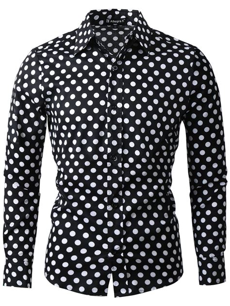 Mens Grey Polka Dot Dress Shirt at Kai Chuter blog