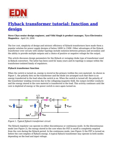 Flyback Transformer Design Guide 的图像结果