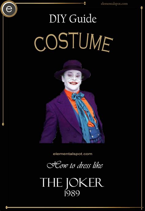 Batman 1989 Joker Costume