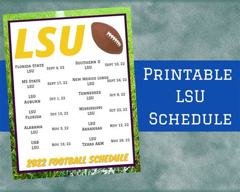 Printable Lsu Baseball Schedule 2025 Pdf - King Printables