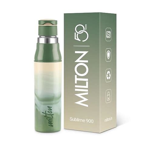Milton Steel Sublime 900 Thermoware I PU Insulated Water Bottle 600 ml ...