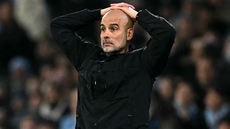 Frustrated Pep Guardiola gives blunt two-word assessment after reporter ...
