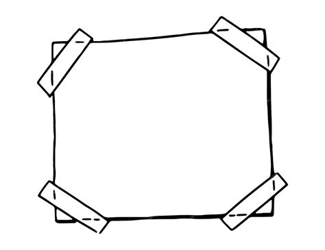 Premium Vector | Memo page paper blank template in doodle style Clip ...