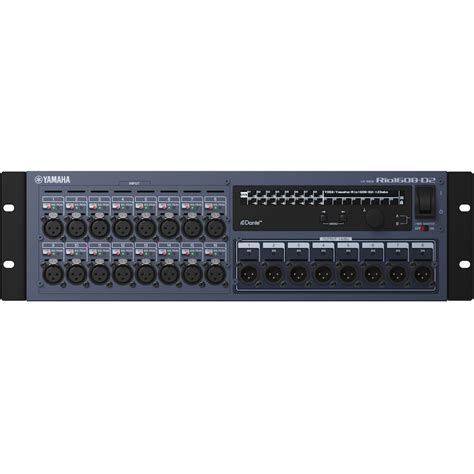 Yamaha RIO1608-D2 16-input / 8-output Dante Stage Box - Each