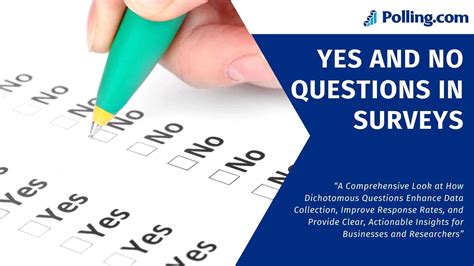 Yes and No Questions in Surveys: The Ultimate Guide - Polling.com
