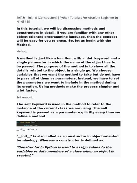 Image result for Python Def Construct Self