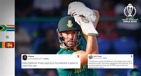 “Finally playing to his potential” - Fans react as Aiden Markram ...