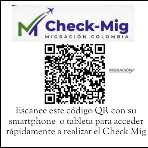 What is the QR code in the Colombia Check-MIG? - Visas For Future
