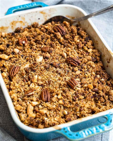 Vegan Apple Crumble : r/VeganFoodPorn