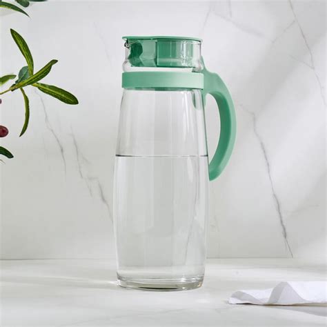 Buy OCEAN Divano Glass Pitcher with Lid - 1.6L from Ocean at just INR 799.0