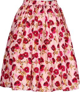 Reem Jheem Floral Print Girls Flared Beige Skirt - Buy Reem Jheem ...