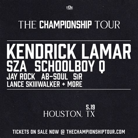 Kendrick Lamar with SZA, SoFi Stadium, Inglewood | AllEvents