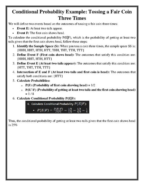 Conditional Probability Excercise - Conditional Probability Example ...